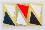 3 equerres pour Spinoza by Daniel Dezeuze contemporary artwork Painting