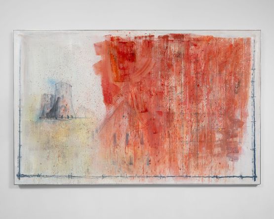 Venti di guerra by Cesare Lucchini contemporary artwork Painting
