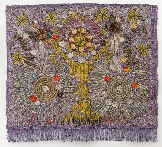 Arise by Sanaa Gateja contemporary artwork Textile