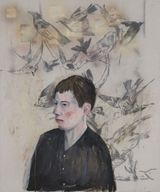 The Novice Hunter by Enrique Martinez Celaya contemporary artwork painting drawing