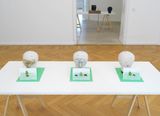 White Confetti by Dave Mckenzie contemporary artwork installation mixed media sculpture