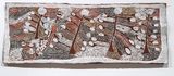 Picking Wild Apples by Nyapanyapa Yunupiu contemporary artwork mixed media