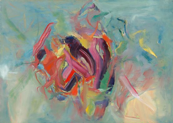 Tiger Eye II by Sabine Moritz contemporary artwork Painting