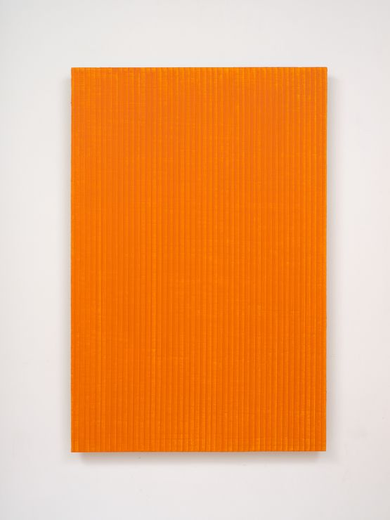 Digit Painting - deep over light orange by Noel Ivanoff contemporary artwork Painting