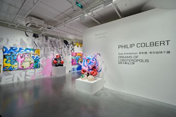 Contemporary art exhibition Philip Colbert Dreams of Lobsteropolis at Pearl Lam Galleries Shanghai China