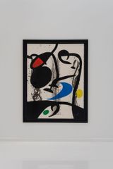 Grand Triptyque Noir by Joan Miro contemporary artwork print