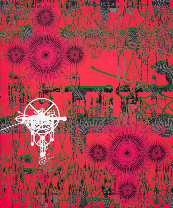 The Fortress of Sense L 120 by Sang Nam Lee contemporary artwork Painting