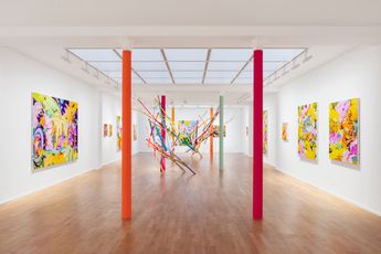 Contemporary art exhibition Norbert Bisky Utopianistas at Templon 30 rue Beaubourg Paris France