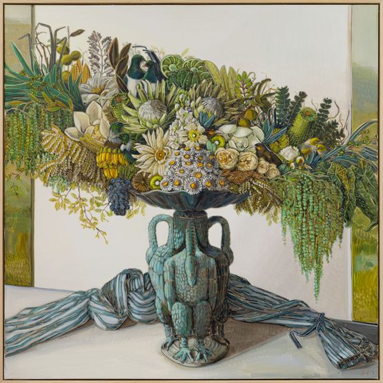 Rapunzels Garden by Sam Michelle contemporary artwork Painting