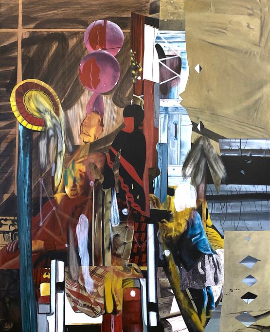 Grandmothers Tale by Rodel Tapaya contemporary artwork Painting