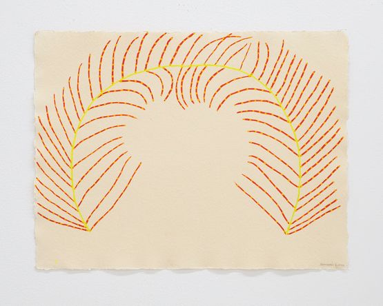 Masiko wake wake Palmera roja by Sheroanawe Hakihiiwe contemporary artwork Painting