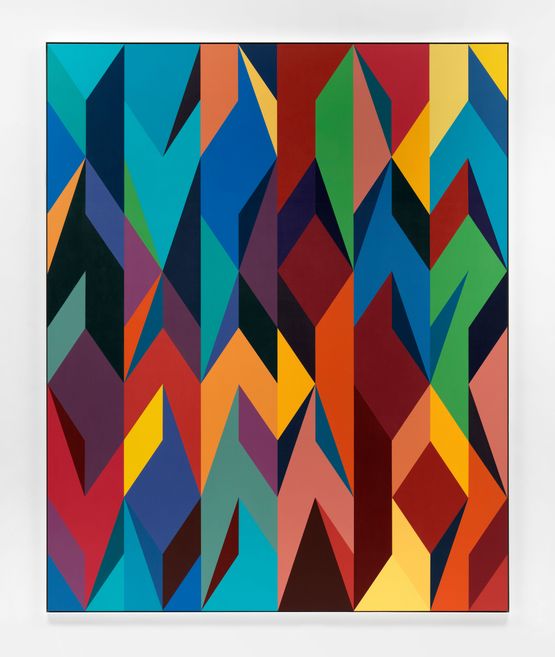 Night Watch by Odili Donald Odita contemporary artwork Painting