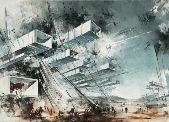 Utopia XXXI by Inna Artemova contemporary artwork Painting