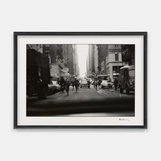Being chased by fans on West 58th Street New York City 12 February 1964 by Paul Mccartney contemporary artwork Photography