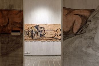 Contemporary art exhibition Prabhakar Pachpute Beneath the Palpable at Experimenter Ballygunge Place Kolkata India