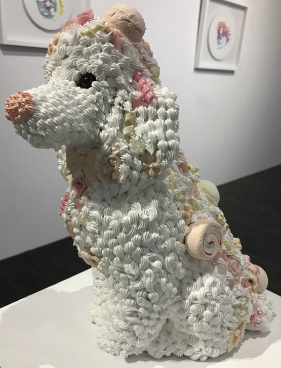 Sweet Poodle by Osamu Watanabe contemporary artwork Sculpture