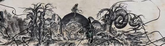 Mythological Time by Sun Xun contemporary artwork Moving Image