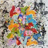 INTENTION by Cyril Kongo contemporary artwork mixed media painting