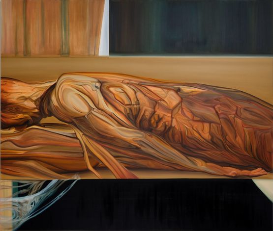 THE GIFT AFTER HOLBEINS DEAD CHRIST by Aleksandra Sidor contemporary artwork Painting