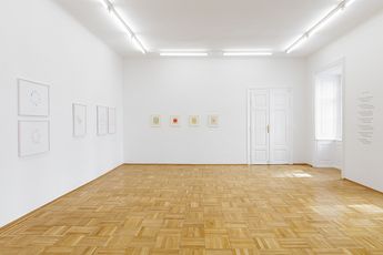Contemporary art exhibition Alice Attie Infinities at Galerie nachst St. Stephan Rosemarie Schwarzwalder Vienna Austria