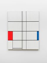 Cassette tape start and end on audio cassettes acrylic on canvas by Gregor Hildebrandt contemporary artwork painting