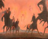 Cerberus by Jose Vivero contemporary artwork painting