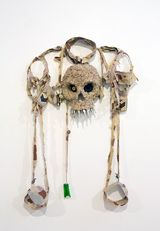 Lucky Country Man by Fiona Hall contemporary artwork mixed media