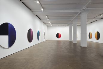 Contemporary art exhibition Callum Innes Tondos at Sean Kelly New York United States