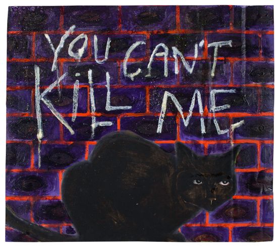 You Cant Kill Me by David Harrison contemporary artwork Painting