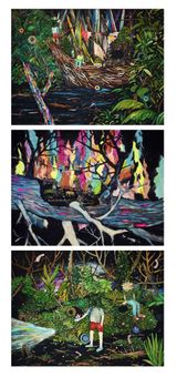 Memories of My Garden l ll lll by Yuichi Hirako contemporary artwork print