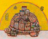 Capital of the age by Yuji Kanamaru contemporary artwork painting