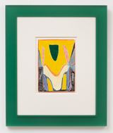 After Scriabin Green by Matt Connors contemporary artwork works on paper