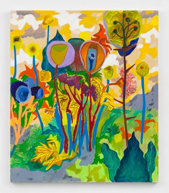 Giddy by Shara Hughes contemporary artwork Painting