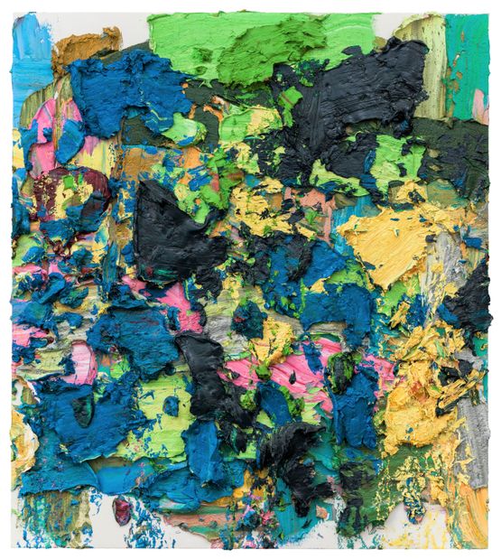 Blue Tango by Jinshi Zhu contemporary artwork Painting