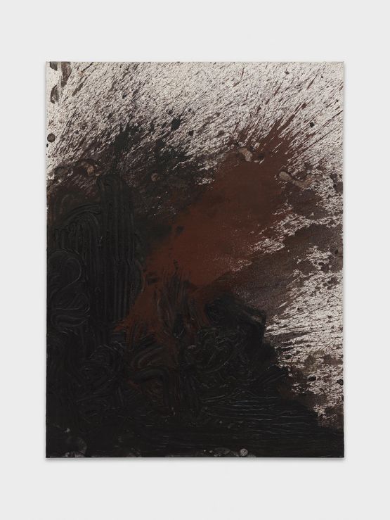 Schuttbild by Hermann Nitsch contemporary artwork Painting