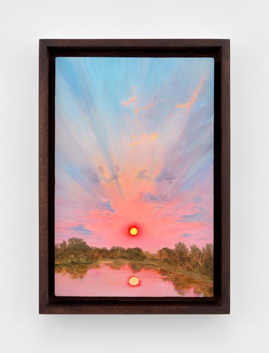 Setting Sun by Angela Lane contemporary artwork Painting