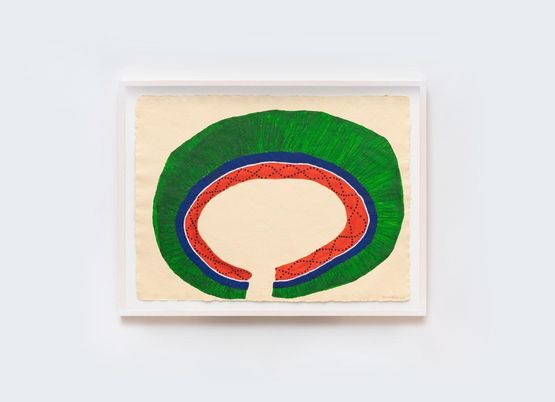 Watoshe a riye riye corona verde by Sheroanawe Hakihiiwe contemporary artwork Works on Paper