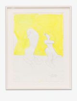 Mr and Mrs Kliny by Maria Lassnig contemporary artwork drawing works on paper