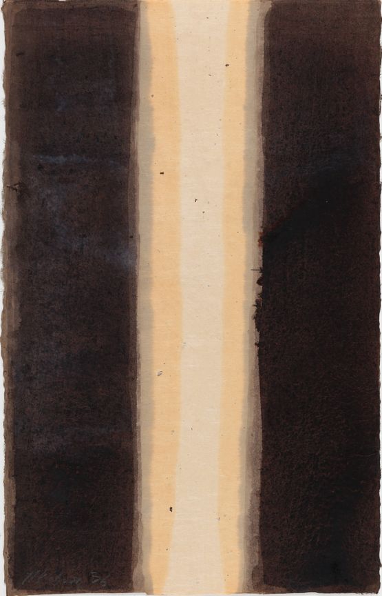 Burnt Umber  Ultramarine by Yun Hyong-Keun contemporary artwork Painting