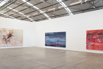 Contemporary art exhibition Janaina Tschape spinning eyes open at Fortes DAloia  Gabriel Sao Paulo Brazil