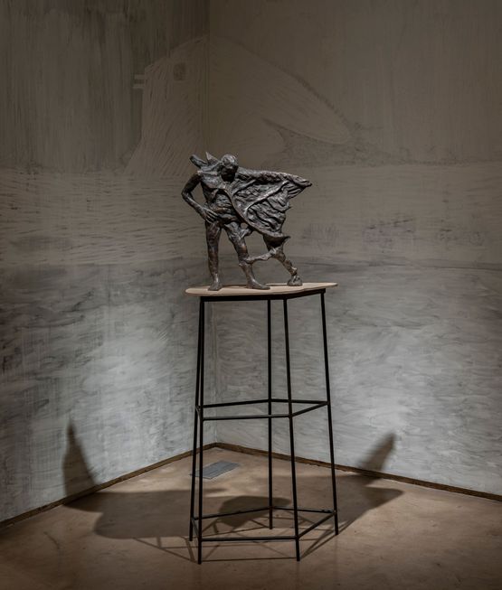 The length of a dream    by Prabhakar Pachpute contemporary artwork Sculpture