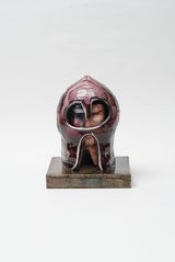 Helmet Head by Osang Gwon contemporary artwork print mixed media