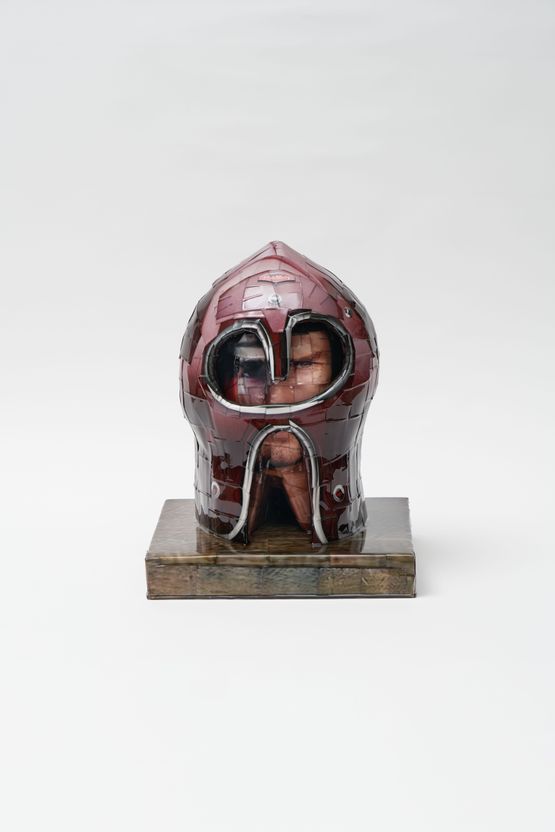 Helmet Head by Osang Gwon contemporary artwork Print