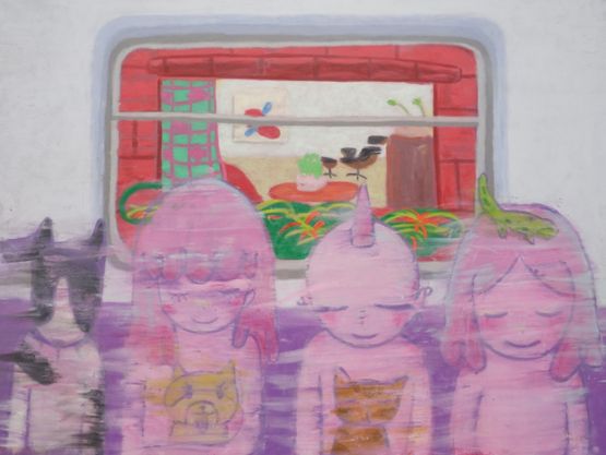 Carriage No. 1 by Yeo Kaa contemporary artwork Painting