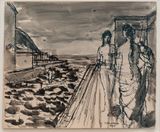 Etude pour Penelope by Paul Delvaux contemporary artwork works on paper