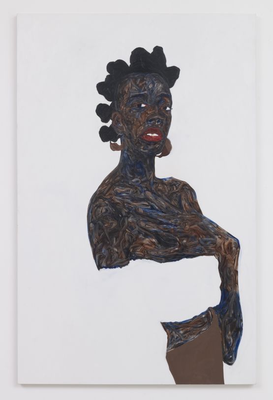 Soleita by Amoako Boafo contemporary artwork Painting