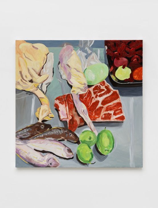 Chicken Duck and Fish by Zhao Gang contemporary artwork Painting