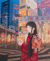 Tokyo Twilight Labyrinth by Miki Kato contemporary artwork painting