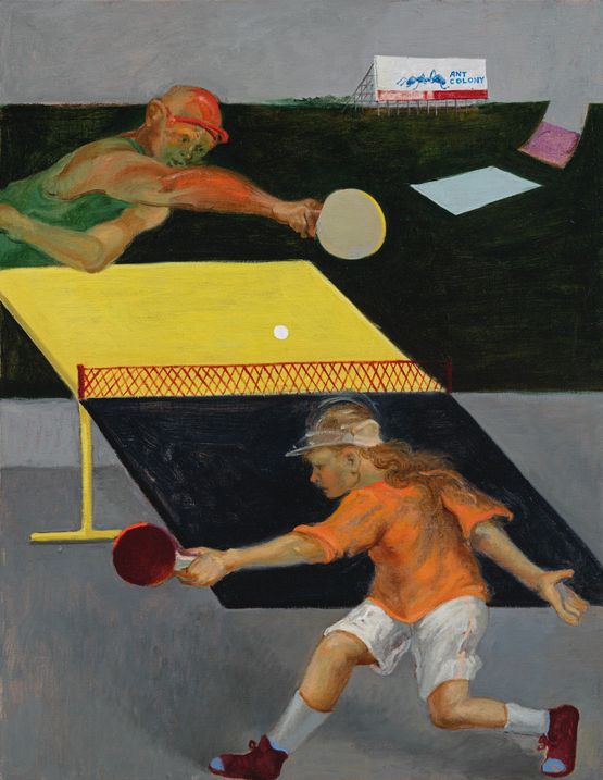 Ping-Pong V by Chen Ching-Yuan contemporary artwork Painting