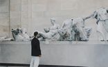 At the British Museum by Michael Zavros contemporary artwork Painting